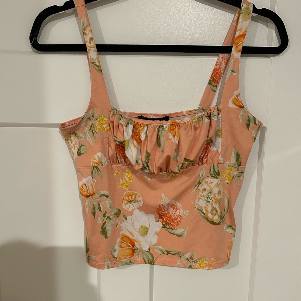 Forever 21 floral tank top